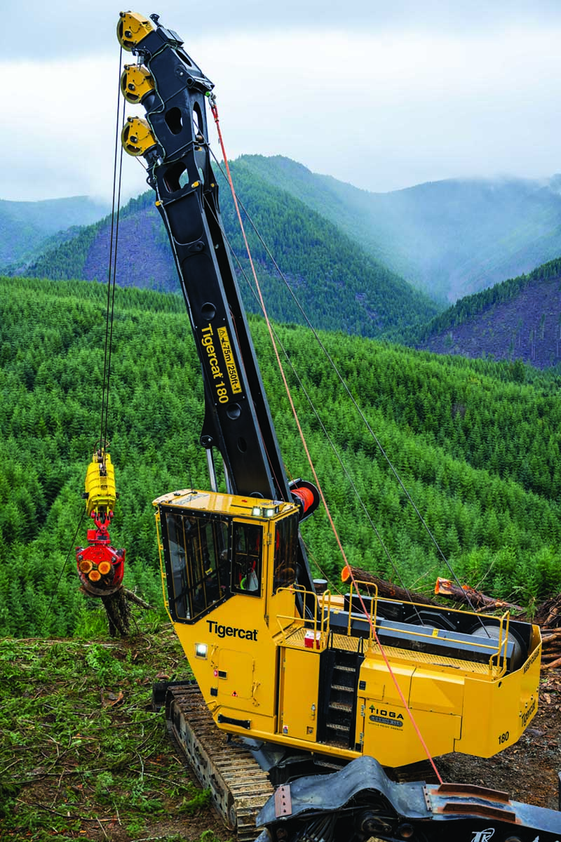 Tigercat Introduces The New Tigercat 180 Swing Yarder The Heavyquip