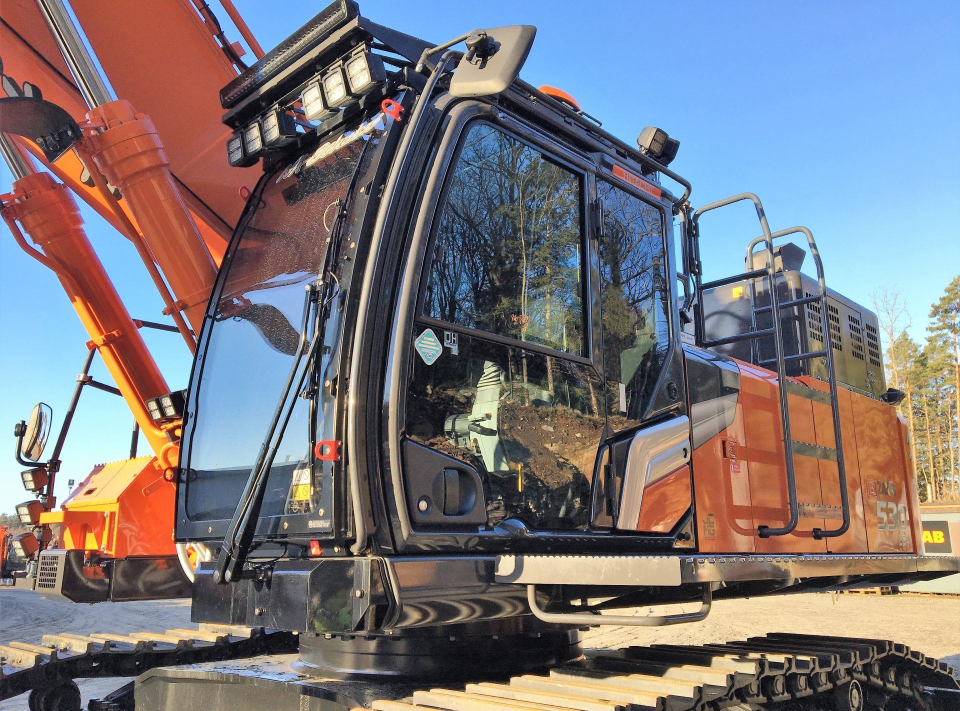 Hitachi Large Excavator Model ZX530LCH-7 at Work in Sweden | The 
